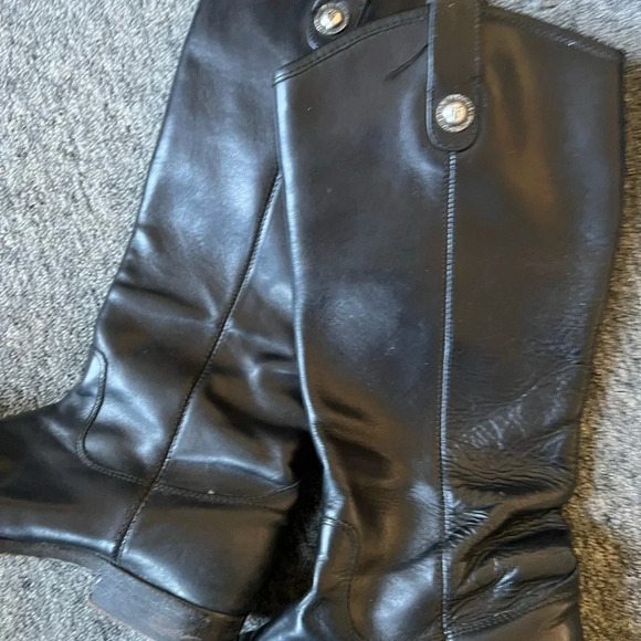 Frye Black Melissa Knee High Riding Boots, size 7 - Picture 5 of 11